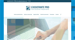 Desktop Screenshot of lassistantepro.com