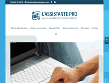 Tablet Screenshot of lassistantepro.com